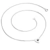 Náhrdelník srdce s diamantem 10874-NH01-B-Black