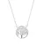 Stříbrný náhrdelník strom života se zirkony 12097.1 crystal