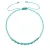 Textilní Miyuki náramek tyrkys 13037.3 turquoise