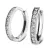 Náušnice bílé zlato 585/1000, přírodní diamanty 0.270ct, 109014-B-DIA