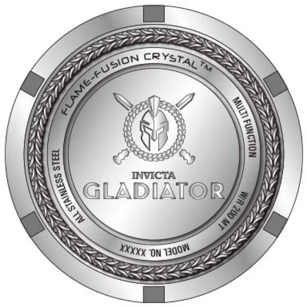 Invicta Gladiator Quartz 43mm 42232 (258 diamantů)
