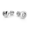 Zlaté náušnice s diamanty 0,50 ct 10976-B-DIA