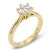 Dámský prsten žluté zlato 585/1000 přírodní diamant 0.620ct G/SI 10999-ZL-DIA