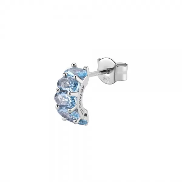 Single náušnice Brosway Fancy Cloud Light Blue