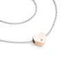 Náhrdelník srdce s diamantem 10979-NH01-BCV-DIA