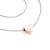 Dámský náhrdelník bílé zlato 585/1000 přírodní diamant 0.012 ct G/SI srdce 10979-NH01-BCV-DIA