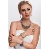 Stříbrný prsten se Swarovski perlou šedý 35022.3