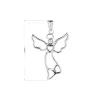 Stříbrný přívěsek anděl se zirkonem 14041.1 crystal