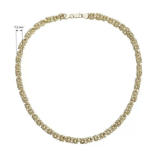 Masivní náhrdelník pozlacený 72086