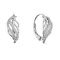 Stříbrné náušnice lístečky 11682.1