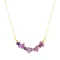 Náhrdelník s kamenem ametyst 42037.3 ocel
