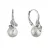 Stříbrné elegantní náušnice s shell perlou 11688.1
