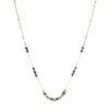 Náhrdelník ocelový s africkým malachitem 42031.3