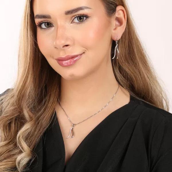 Sada šperků vlnky se zirkony 19035.1 crystal