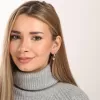Stříbrné náušnice se zavěšeným srdíčkem 11720.1
