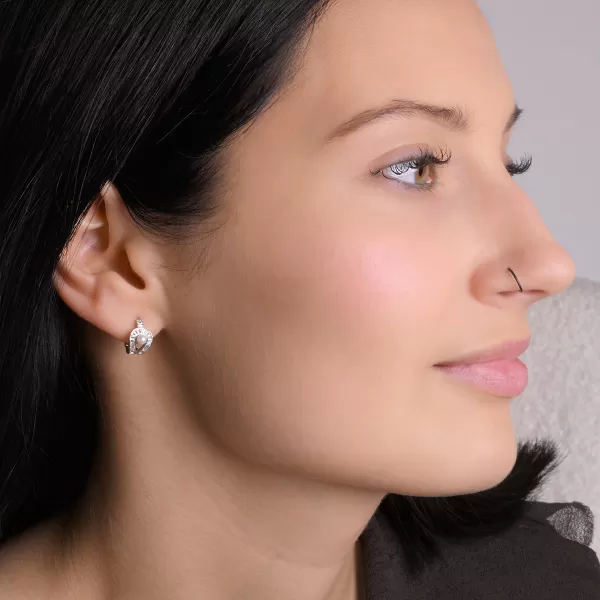 Stříbrné kroužky s perličkou 11807.1