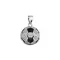 Stříbrný přívěsek fotbalový míč 14064.1 crystal