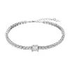Stříbrný tenisový náramek CHLOE 13M00003 moissanite