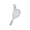 Stříbrný přívěsek tenisová raketa 64049