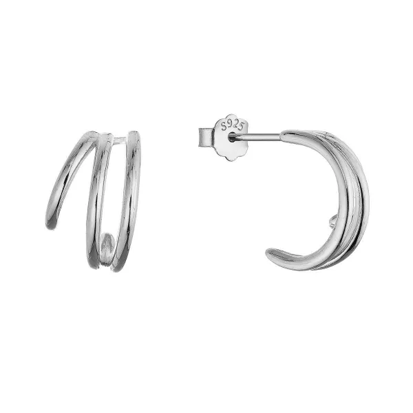 Stříbrné náušnice 61153