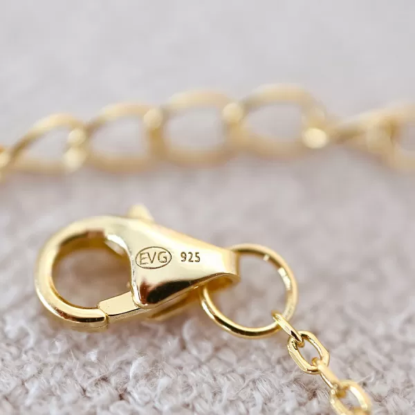 Pozlacený náramek s perlami a apatity 13113.3