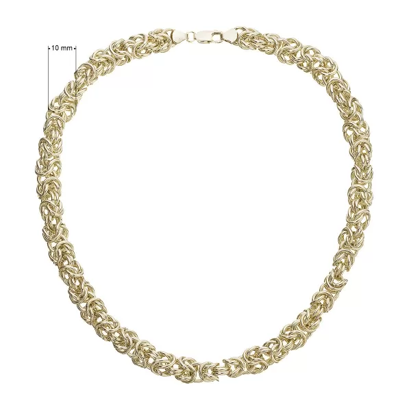 Masivní náhrdelník pozlacený 72094