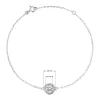 Stříbrný náramek AURORA 13M00001 moissanite