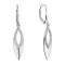 Stříbrné visací náušnice kapky 11696.1