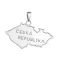 Stříbrný přívěsek Česká republika 64100