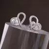 Stříbrné náušnice srdíčka se zirkony 11751.1