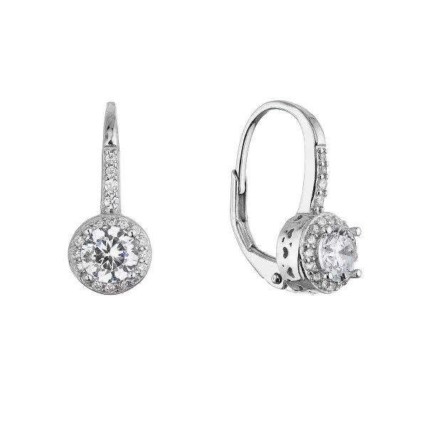 Stříbrné visací náušnice 11621.1