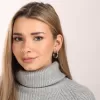 Stříbrné náušnice kruhy 61067