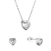 Sada šperků se zirkony srdíčka 19036.1