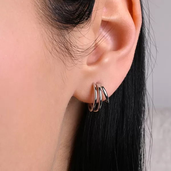 Stříbrné náušnice 61153