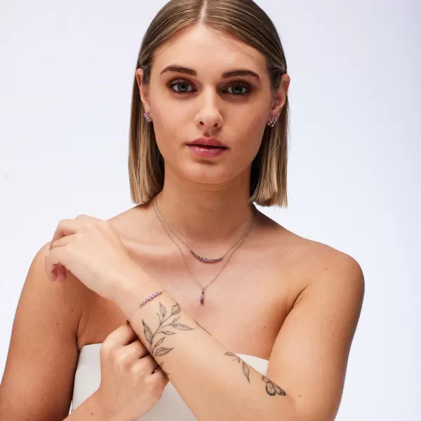 Náhrdelník Brosway Fancy Vibrant Pink