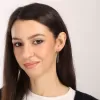 Stříbrné náušnice visací úzké dlouhé 11699.1
