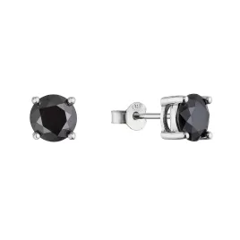 Stříbrné náušnice LUNA 11M00010 moissanite
