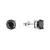 Stříbrné náušnice LUNA 11M00010 moissanite