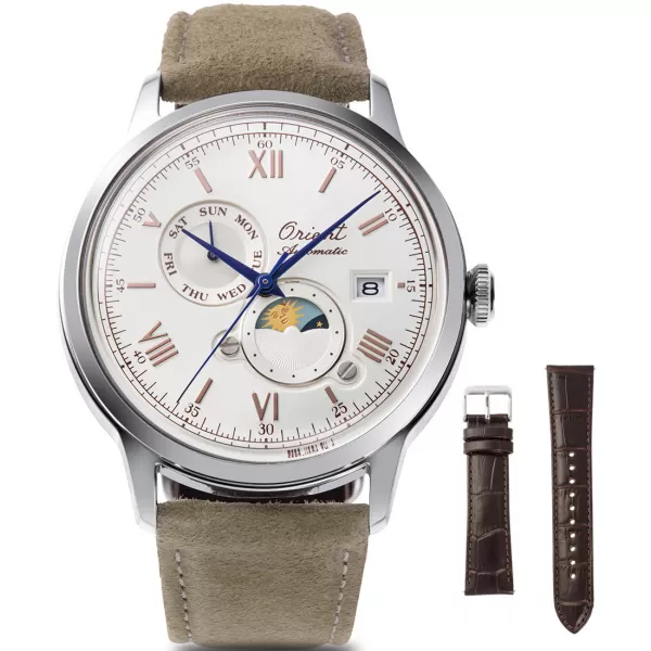 Orient Classic Bambino 2nd Generation Version9 Sun & Moon Automatic RA-AK0808S30B 75th An. Limited Edition 5500pcs (+ náhradní řemínek)