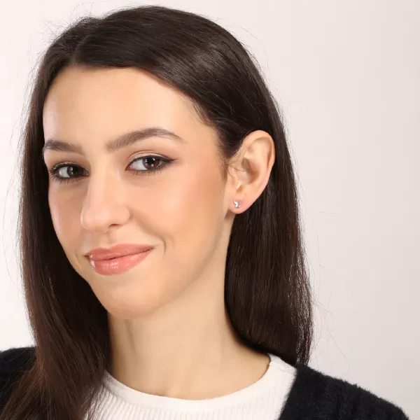 Stříbrné náušnice andělíčci 61093