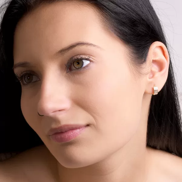 Pozlacené kroužky se zirkony 11768.1