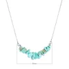 Náhrdelník s kamenem tyrkys 42037.3 ocel