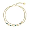 Náramek ocelový s africkým malachitem 43075.3