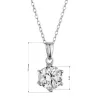 Stříbrný náhrdelník MIA 12M00004 moissanite