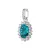 Přívěsek Brosway Fancy Aqua Green