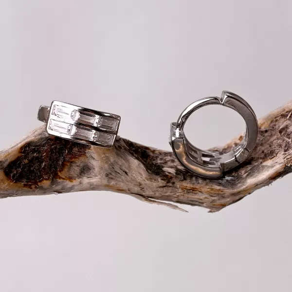 Stříbrné kroužky se zirkony 11768.1