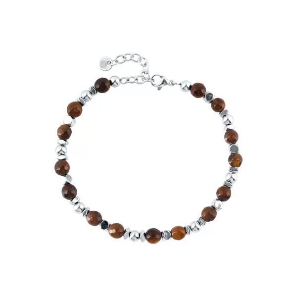 Ocelový náramek tygří oko 43082.3