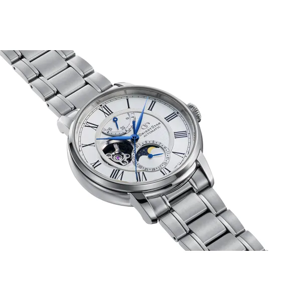 Orient Star Classic M45 F7 Moon Phase Open Heart Automatic RE-BT0005S00B (+ náhradní řemínek)