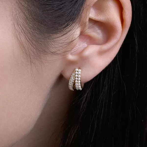 Pozlacené náušnice 11809.1