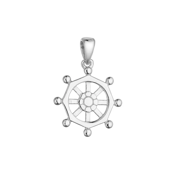 Stříbrný přívěsek kormidlo 64054
